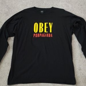 NWOT womens OBEY long sleeve shirt